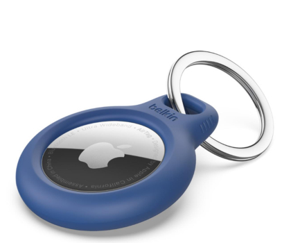 Akcesoria GSM i GPS BELKIN Secure AirTag Holder Keyring - Blue F8W973BTBLU